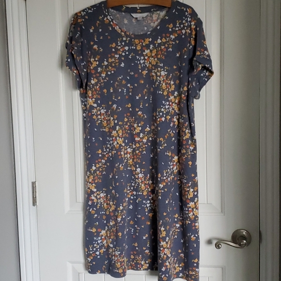 LC Lauren Conrad Dresses & Skirts - LC Lauren Conrad Gray Floral Print Dress